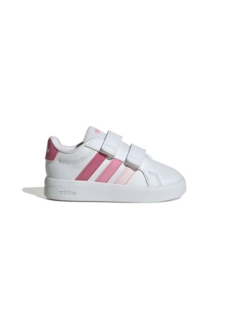 Adidas Grand Court 3.0 Shoes White Pink Infant ADIDAS ORIGINALS | Sneakers | KJ4372-